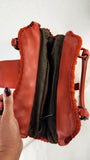 Salvatore Ferragamo Orange/Red Knit Hand Bag - 3769
