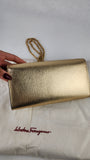 Salvatore Ferragamo Gold Gancini Wallet on Chain - 3770