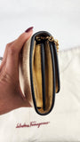 Salvatore Ferragamo Gold Gancini Wallet on Chain - 3770