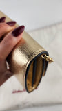 Salvatore Ferragamo Gold Gancini Wallet on Chain - 3770
