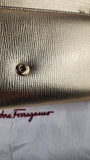 Salvatore Ferragamo Gold Gancini Wallet on Chain - 3770
