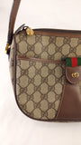 Gucci GG Beige PVC Canvas Sherry Line Crossbody Bag - 3778