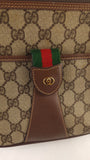 Gucci GG Beige PVC Canvas Sherry Line Crossbody Bag - 3778