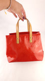 Louis Vuitton Red Vernis Reade PM Handbag - 3745