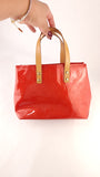 Louis Vuitton Red Vernis Reade PM Handbag - 3745