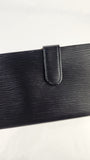 Louis Vuitton Black Epi Leather Long Wallet - 3787