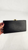 Louis Vuitton Black Epi Leather Long Wallet - 3787
