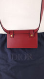 Christian Dior Saddle Red Leather Belt Bag - R0028