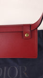 Christian Dior Saddle Red Leather Belt Bag - R0028