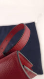 Christian Dior Saddle Red Leather Belt Bag - R0028