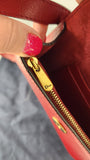 Christian Dior Saddle Red Leather Belt Bag - R0028