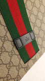 Gucci GG Supreme Web Brown Flap Messenger Bag - R0004