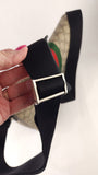 Gucci GG Supreme Web Brown Flap Messenger Bag - R0004