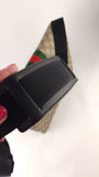 Gucci GG Supreme Web Brown Flap Messenger Bag - R0004