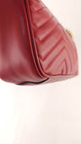 Gucci Marmont Red Leather Shoulder Bag - R0007