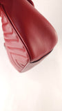 Gucci Marmont Red Leather Shoulder Bag - R0007