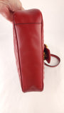 Gucci Marmont Red Leather Shoulder Bag - R0007