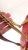 Gucci Marmont Red Leather Shoulder Bag - R0007