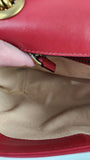 Gucci Marmont Red Leather Shoulder Bag - R0007