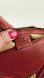 Gucci Marmont Red Leather Shoulder Bag - R0007