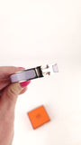 Hermes Light Purple and Silver Clic Clac Bracelet - R0022