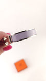 Hermes Light Purple and Silver Clic Clac Bracelet - R0022