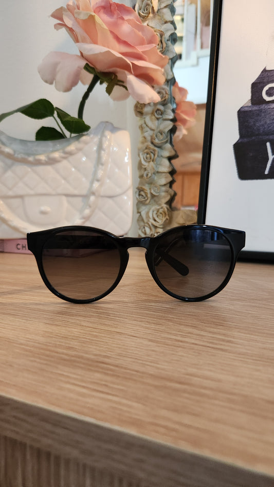 Salvatore Ferragamo Black Plastic Sunglasses - G0744