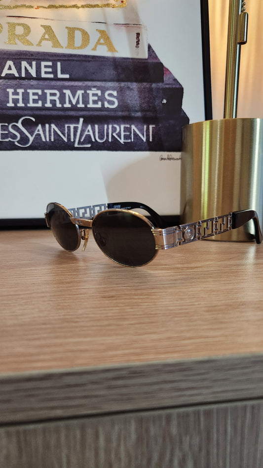 Versace Silver Metal Sunglasses - 3694