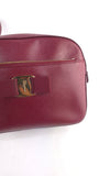 Salvatore Ferragamo Red Vala Leather Shoulder Bag - 3813