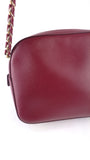 Salvatore Ferragamo Red Vala Leather Shoulder Bag - 3813
