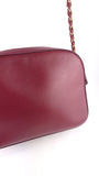 Salvatore Ferragamo Red Vala Leather Shoulder Bag - 3813