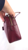 Salvatore Ferragamo Red Vala Leather Shoulder Bag - 3813