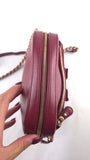 Salvatore Ferragamo Red Vala Leather Shoulder Bag - 3813
