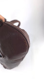 Salvatore Ferragamo Brown Leather Gancini Handbag - 3796