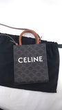 Celine Brown Macadam Top Handle 2way Handbag - R0037