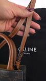 Celine Brown Macadam Top Handle 2way Handbag - R0037