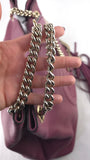 Gucci Purple Leather Soho Chain Shoulder Bag - R0008
