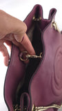 Gucci Purple Leather Soho Chain Shoulder Bag - R0008