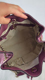 Gucci Purple Leather Soho Chain Shoulder Bag - R0008