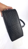 Versace Black Leather Sunburst Medusa Shoulder Bag - R0031