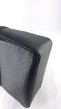 Versace Black Leather Sunburst Medusa Shoulder Bag - R0031