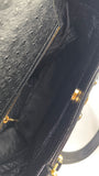 Versace Black Leather Sunburst Medusa Shoulder Bag - R0031