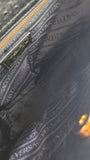 Versace Black Leather Sunburst Medusa Shoulder Bag - R0031