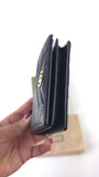 Gucci Black Leather Marmont Card Case Wallet - R0030