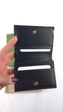 Gucci Black Leather Marmont Card Case Wallet - R0030