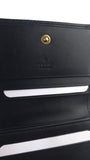 Gucci Black Leather Marmont Card Case Wallet - R0030