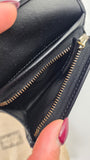 Gucci Black Leather Marmont Card Case Wallet - R0030