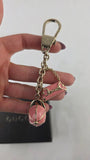 Gucci Pink Enamel Bag and Hat Key Ring/Bag Charm - R0183