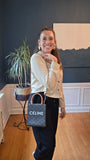 Celine Brown Macadam Top Handle 2way Handbag - R0037