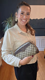 Gucci GG Supreme Beige Clutch/Pouch - 3780